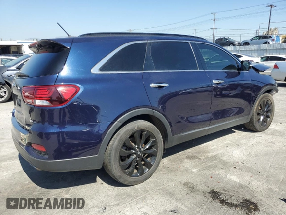 2020 Kia Sorento LX with VIN 5XYPG4A56LG690993, listed as a Copart auction lot 52331975 with 49,935 mi miles and Salvage Title. Bid and sale history available at DreamBid. Image 3.