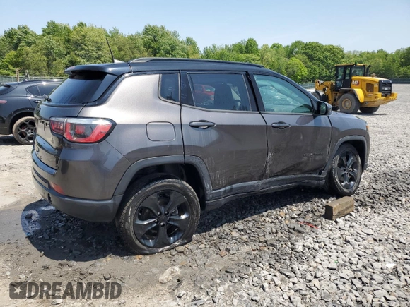 2019 Jeep Compass Altitude with VIN 3C4NJDBB0KT683557, listed as a Copart auction lot 59211055 with 102,648 mi miles and Salvage title. Bid and sale history available at DreamBid. Image 3.