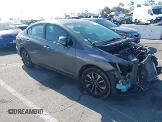 2013 Honda Civic EX with VIN 19XFB2F82DE281132, listed as a IAAI auction lot 41990142 with 96,275 mi miles and . Bid and sale history available at DreamBid. Image 1.