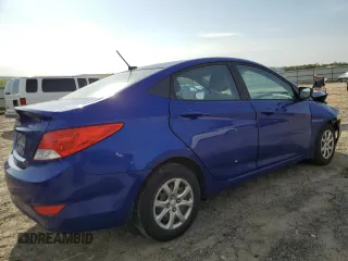 2013 Hyundai Accent GLS with VIN KMHCT4AE5DU400569, listed as a Copart auction lot 52620875 with 148,898 mi miles and Salvage Title. Bid and sale history available at carsss.com. Image 3.