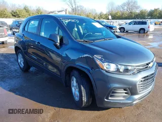 2021 Chevrolet Trax LS with VIN KL7CJKSB2MB303227, listed as a IAAI auction lot 41345271 with 51,801 mi miles. Bid and sale history available at carsss.com. Image 6.