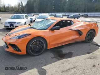 2023 Chevrolet Corvette 3LT z VIN 1G1YC3D47P5136477, wystawiony jako Copart lot #51345225 z przebiegiem Nie podano mil oraz Szkoda całkowita • Salvage title. Historia ofert i sprzedaży dostępna na DreamBid. Obrazek 1.