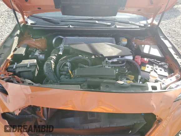 2023 Subaru WRX with VIN JF1VBAA61P9817482, listed as a Copart auction lot 74852794 with 6,127 mi miles and Salvage title. Bid and sale history available at DreamBid. Image 11.