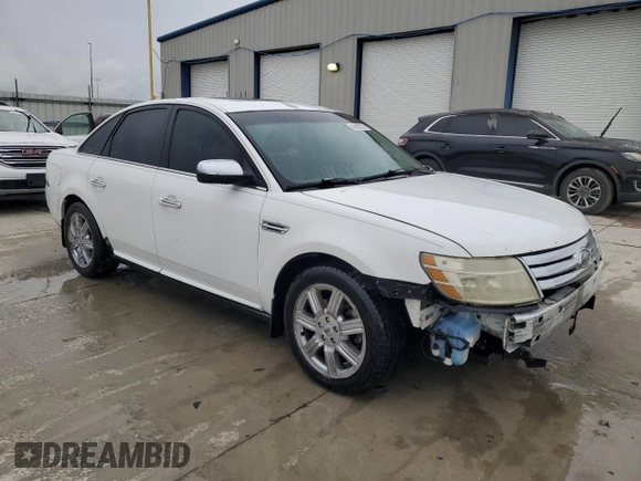 2008 Ford Taurus Limited with VIN 1FAHP25W68G160741, listed as a Copart auction lot 50693785 with 367,975 mi miles and Salvage Title. Bid and sale history available at DreamBid. Image 4.