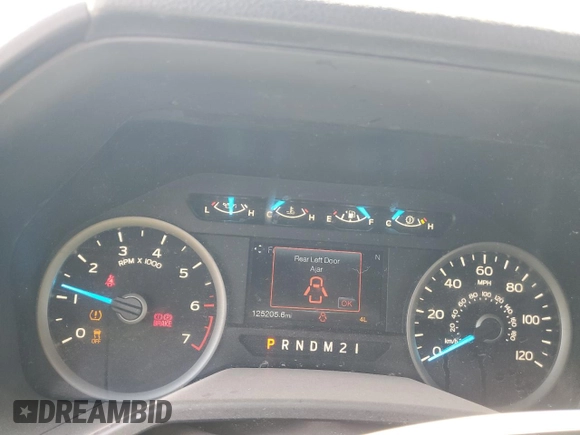2016 Ford F-150 XLT with VIN 1FTFW1EFXGKF69299, listed as a Copart auction lot 60369425 with 125,205 mi miles and Salvage title. Bid and sale history available at DreamBid. Image 9.