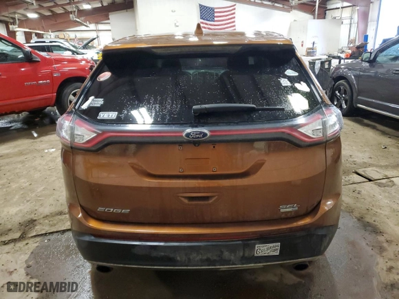 2017 Ford Edge SEL with VIN 2FMPK4J91HBB95464, listed as a Copart auction lot 86765564 with 115,543 mi miles and Clean Title. Bid and sale history available at carsss.com. Image 6.