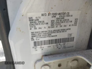 2015 Ford F-250 Lariat с VIN 1FT7W2B67FEC66539, выставлен на аукционе IAAI как лот 41540060 с пробегом 282 737 миль миль и . История ставок и продаж доступна на DreamBid. Изображение 9.