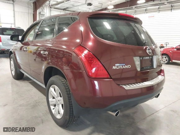 2006 Nissan Murano SL with VIN JN8AZ08W76W550566, listed as a IAAI auction lot 41927658 with 112,320 mi miles. Bid and sale history available at carsss.com. Image 3.