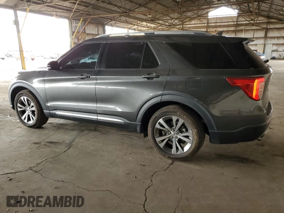 2020 Ford Explorer Platinum with VIN 1FM5K8HC8LGA41089, listed as a Copart auction lot 45485495 with 45,237 mi miles and Salvage Title. Bid and sale history available at carsss.com. Image 2.
