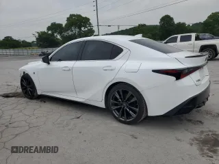 2021 Lexus IS 350 F Sport z VIN JTHGZ1B24M5041103, wystawiony jako Copart lot #55932115 z przebiegiem 46 911 mil mil oraz Szkoda całkowita • Salvage title. Historia ofert i sprzedaży dostępna na DreamBid. Obrazek 2.