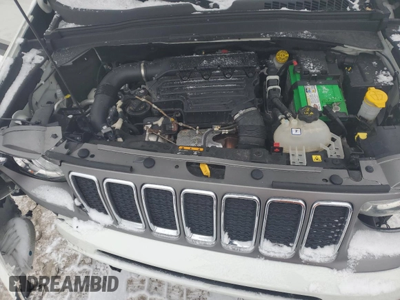 2020 Jeep Renegade Limited with VIN ZACNJBD1XLPL18706, listed as a Copart auction lot 88107385 with 64,236 mi miles and Non repairable. Bid and sale history available at DreamBid. Image 12.
