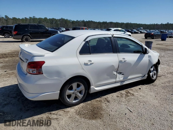 2007 Toyota Yaris with VIN JTDBT923371049998, listed as a Copart auction lot 48582445 with 217,625 mi miles and Salvage Title. Bid and sale history available at DreamBid. Image 3.
