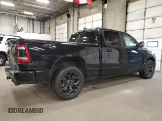 2022 Ram 1500 with VIN 1C6SRFPM1NN345727, listed as a Copart auction lot 79448554 with 41,775 mi miles and Salvage title. Bid and sale history available at DreamBid. Image 3.
