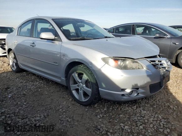 2006 Mazda 3 s with VIN JM1BK324861541353, listed as a Copart auction lot 85734934 with 198,881 mi miles and Salvage Title. Bid and sale history available at DreamBid. Image 4.