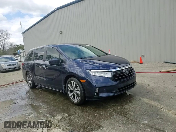 2021 Honda Odyssey Touring with VIN 5FNRL6H83MB028717, listed as a Copart auction lot 49236485 with 63,576 mi miles and Salvage Title. Bid and sale history available at carsss.com. Image 14.