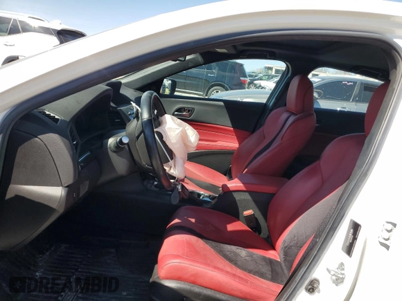 2021 Acura ILX w/Premium/A-SPEC Package with VIN 19UDE2F80MA006720, listed as a Copart auction lot 48496435 with 50,655 mi miles and Salvage Title. Bid and sale history available at carsss.com. Image 7.