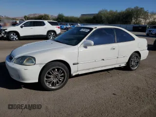 2000 Honda Civic DX z VIN 1HGEJ6225YL080394, wystawiony jako Copart lot #73515634 z przebiegiem 141 139 mil mil oraz Szkoda całkowita • Salvage title. Historia ofert i sprzedaży dostępna na DreamBid. Obrazek 1.