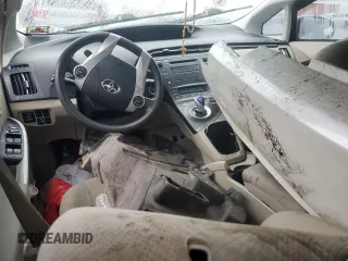 2010 Toyota Prius II with VIN JTDKN3DU3A0201952, listed as a Copart auction lot 51593005 with 0 mi miles and Salvage Title. Bid and sale history available at carsss.com. Image 8.
