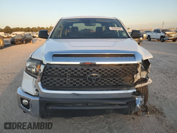 2020 Toyota Tundra 2WD SR5 with VIN 5TFEY5F17LX263254, listed as a Copart auction lot 76206444 with 57,348 mi miles and Salvage Title. Bid and sale history available at carsss.com. Image 5.