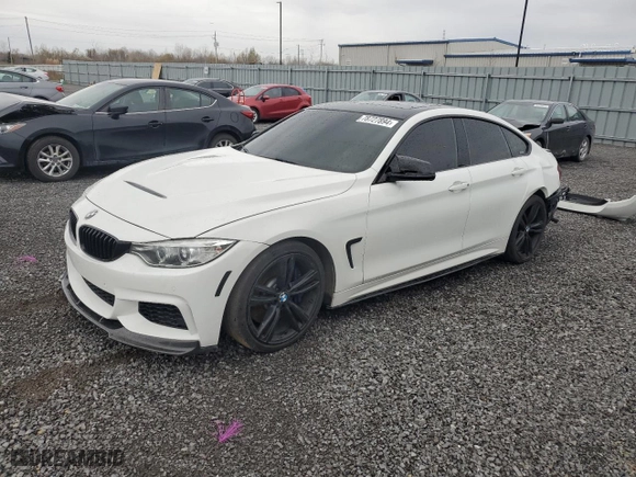2017 BMW 4 Series 440i xDrive with VIN WBA4E5C57HG188927, listed as a Copart auction lot 78727894 with 93,881 mi miles and Salvage Title. Bid and sale history available at carsss.com. Image 1.