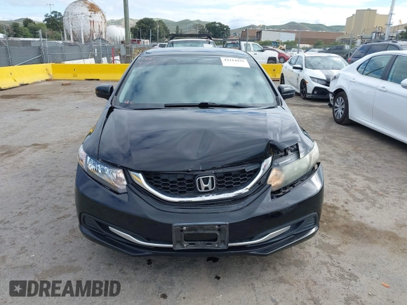 2014 Honda Civic Sedan LX with VIN 19XFB2F57EE206630, listed as a IAAI auction lot 42114435 with 188,468 mi miles. Bid and sale history available at carsss.com. Image 12.