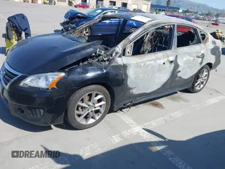 2013 Nissan Sentra S with VIN 3N1AB7AP0DL760606, listed as a IAAI auction lot 41781657 with Not Provided miles and . Bid and sale history available at DreamBid. Image 2.
