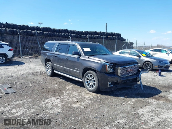 2015 GMC Yukon XL Denali with VIN 1GKS2JKJ5FR144991, listed as a IAAI auction lot 41877853 with 167,814 mi miles. Bid and sale history available at carsss.com. Image 1.