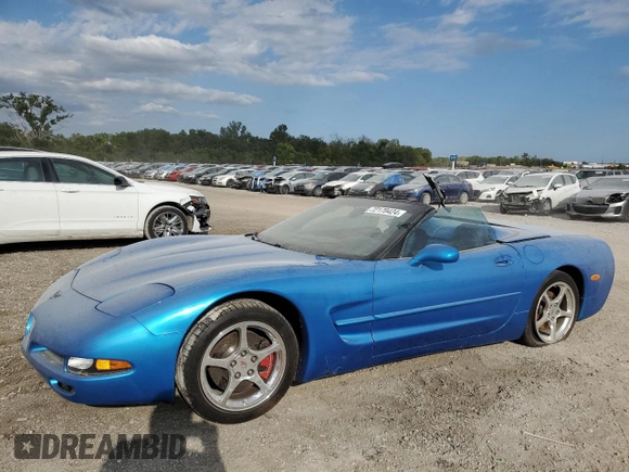 2000 Chevrolet Corvette with VIN 1G1YY32G0Y5116605, listed as a Copart auction lot 72170424 with 53,877 mi miles and Salvage Title. Bid and sale history available at carsss.com. Image 1.