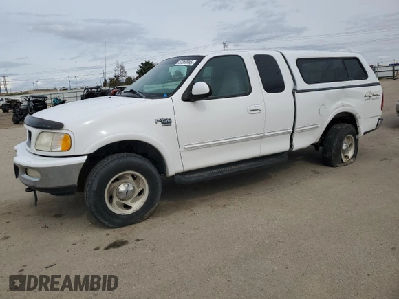 1998 Ford F-150 with VIN 1FTZX18W5WKB91459, listed as a Copart auction lot 52369095 with 185,660 mi miles and Salvage title. Bid and sale history available at DreamBid. Image 1.