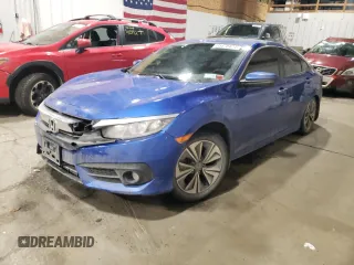2017 Honda Civic Sedan EX-T with VIN 19XFC1E33HE019588, listed as a Copart auction lot 85578474 with 115,576 mi miles and Non Repairable. Bid and sale history available at carsss.com. Image 1.