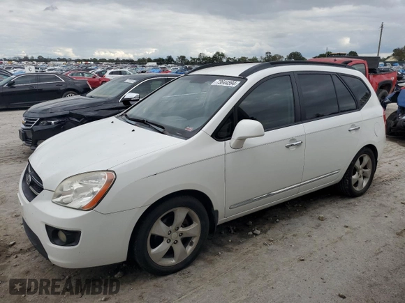 2008 Kia Rondo LX with VIN KNAFG526387167974, listed as a Copart auction lot 73644594 with 127,360 mi miles and Salvage Title. Bid and sale history available at carsss.com. Image 1.
