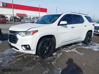 2018 Chevrolet Traverse Premier with VIN 1GNERKKW1JJ128646, listed as a IAAI auction lot 41423966 with 130,078 mi miles. Bid and sale history available at carsss.com. Image 18.