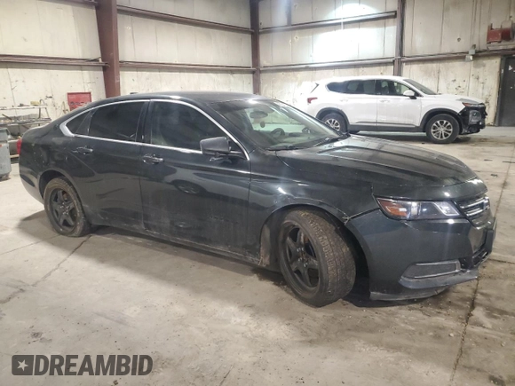 2015 Chevrolet Impala LS with VIN 1G11X5SL4FU134301, listed as a Copart auction lot 43794735 with 164,376 mi miles and Salvage Title. Bid and sale history available at DreamBid. Image 4.