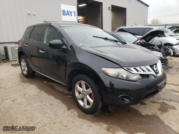 2010 Nissan Murano SL with VIN JN8AZ1MW8AW138080, listed as a Copart auction lot 82332424 with 135,565 mi miles and Salvage Title. Bid and sale history available at carsss.com. Image 4.