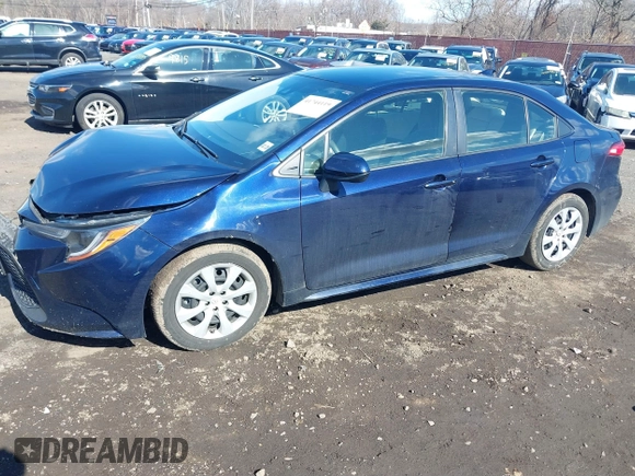 2021 Toyota Corolla LE with VIN JTDEPMAE7MJ150092, listed as a IAAI auction lot 41744119 with 82,203 mi miles and . Bid and sale history available at DreamBid. Image 19.