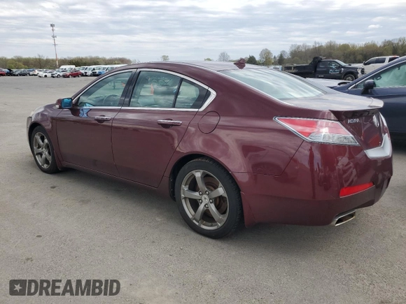 2010 Acura TL Tech with VIN 19UUA8F50AA019452, listed as a Copart auction lot 53091305 with 212,605 mi miles and Salvage Title. Bid and sale history available at carsss.com. Image 2.