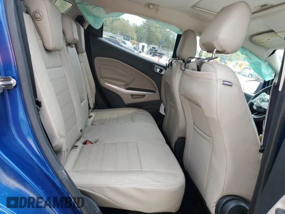 2019 Ford EcoSport Titanium with VIN MAJ3S2KE9KC272873, listed as a Copart auction lot 50262935 with 63,714 mi miles and Salvage Title. Bid and sale history available at DreamBid. Image 11.