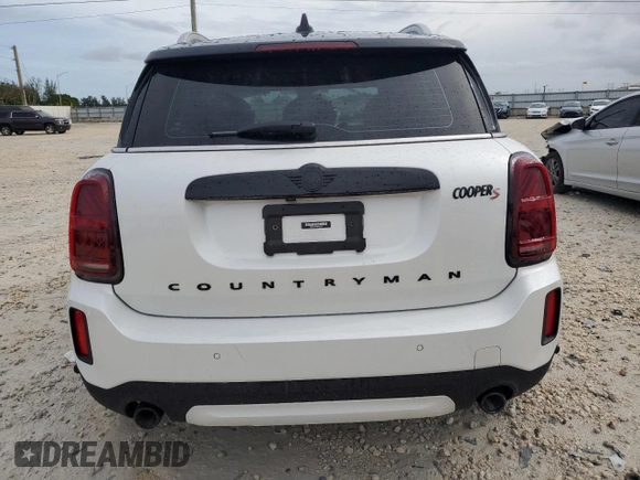 2024 MINI Countryman Cooper S with VIN WMZ53BR02R3R42266, listed as a Copart auction lot 60593504 with 0 mi miles and Non Repairable. Bid and sale history available at carsss.com. Image 6.
