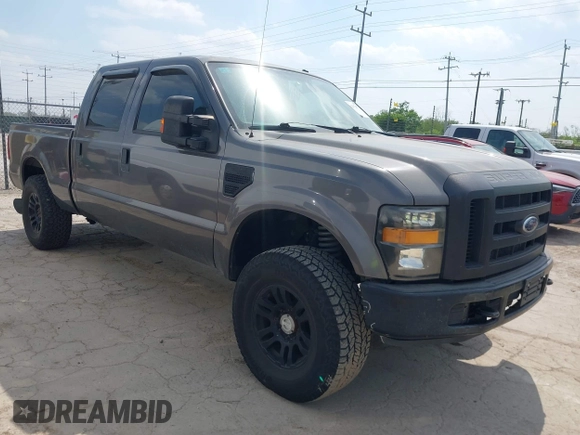2008 Ford Super Duty F-250 SRW XL with VIN 1FTSW21R18ED60117, listed as a IAAI auction lot 42072677 with 334,421 mi miles. Bid and sale history available at carsss.com. Image 1.