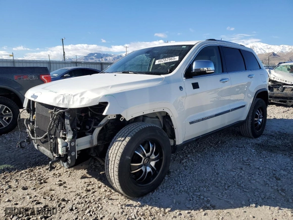 2012 Jeep Grand Cherokee Limited with VIN 1C4RJFBT8CC273236, listed as a Copart auction lot 46282965 with 118,445 mi miles and Salvage Title. Bid and sale history available at carsss.com. Image 1.