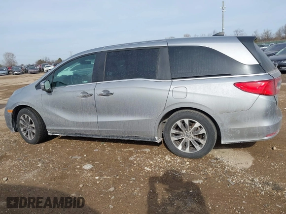 2023 Honda Odyssey EX-L with VIN 5FNRL6H68PB064308, listed as a IAAI auction lot 41450201 with 21,845 mi miles. Bid and sale history available at carsss.com. Image 13.