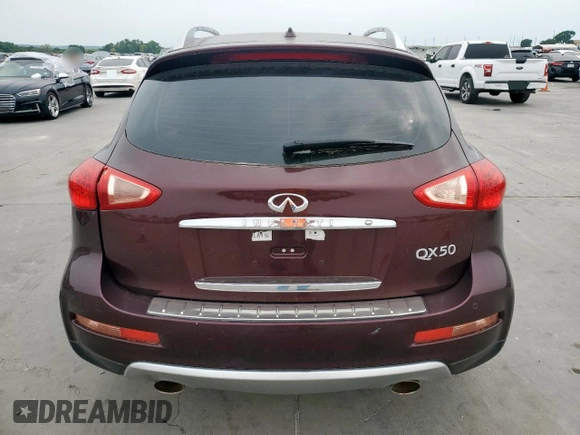 2017 Infiniti QX50 z VIN JN1BJ0RPXHM384527, wystawiony jako Copart lot #53743655 z przebiegiem 116 572 mil mil oraz Szkody całkowita. Historia ofert i sprzedaży dostępna na DreamBid. Obrazek 6.