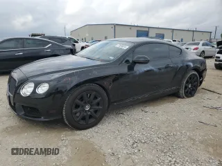 2014 Bentley Continental GT with VIN SCBFT7ZA2EC088631, listed as a Copart auction lot 77829624 with 40,198 mi miles and Salvage Title. Bid and sale history available at DreamBid. Image 1.