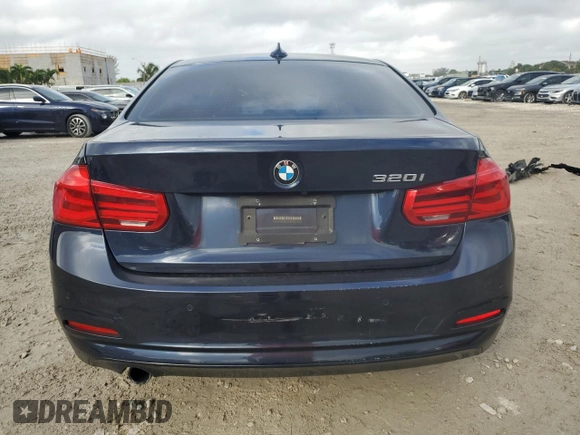 2017 BMW 3 Series 320i with VIN WBA8E1G37HNU18934, listed as a Copart auction lot 78614524 with 63,445 mi miles and Non Repairable. Bid and sale history available at DreamBid. Image 6.