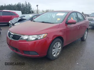 2011 Kia Forte EX with VIN KNAFU4A24B5452963, listed as a IAAI auction lot 41925159 with 90,963 mi miles. Bid and sale history available at carsss.com. Image 2.