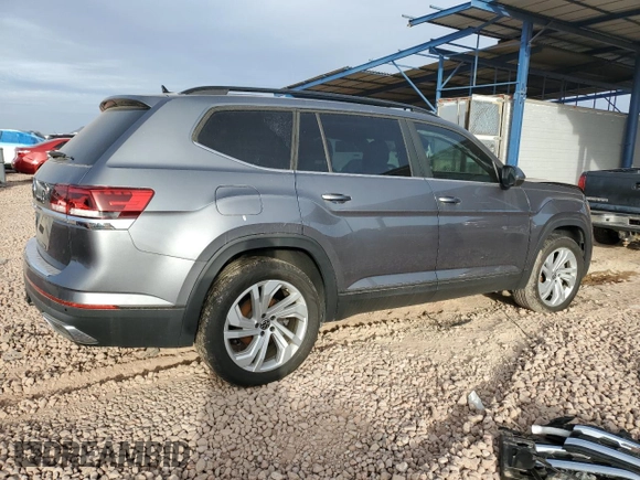 2022 Volkswagen Atlas SE with VIN 1V2JR2CA5NC515557, listed as a Copart auction lot 45356975 with 10,442 mi miles and Clean title. Bid and sale history available at DreamBid. Image 3.