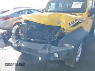 2021 Jeep Wrangler Unlimited Sport S with VIN 1C4HJXDG7MW769209, listed as a IAAI auction lot 41489629 with 37,782 mi miles. Bid and sale history available at carsss.com. Image 6.