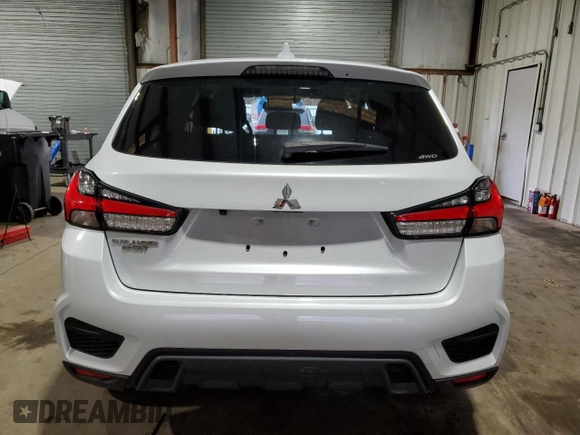 2022 Mitsubishi Outlander Sport ES with VIN JA4ARUAU5NU022461, listed as a Copart auction lot 45208605 with 16,564 mi miles and Clean Title. Bid and sale history available at carsss.com. Image 6.