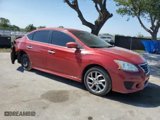 2013 Nissan Sentra SR with VIN 3N1AB7AP4DL796380, listed as a Copart auction lot 53377945 with 90,551 mi miles and Salvage Title. Bid and sale history available at carsss.com. Image 4.