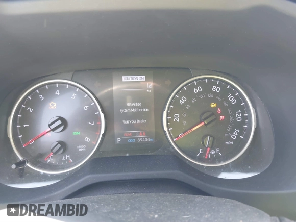 2019 Toyota RAV4 XLE with VIN JTMW1RFVXKD035994, listed as a IAAI auction lot 41868578 with 89,404 mi miles. Bid and sale history available at carsss.com. Image 7.